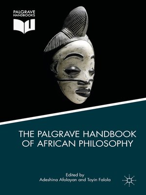 cover image of The Palgrave Handbook of African Philosophy